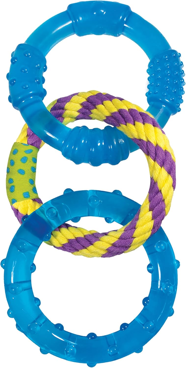 Petstages Orka Dental Links Dog Chew Toy - Durable Chew Toy for Dental Health - Image 1